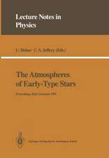 The Atmospheres of Early-Type Stars: Proceedings of a Workshop Organized Jointly by the UK SERC’s Collaborative Computational Project No. 7 and the Institut für Theoretische Physik und Sternwarte, University of Kiel Held at the University of Kiel, Germany, 18–20 September 1991