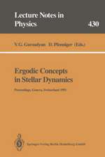 Ergodic Concepts in Stellar Dynamics: Proceedings of an International Workshop Held at Geneva Observatory University of Geneva, Switzerland, 1–3 March 1993