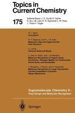 Supramolecular Chemistry II — Host Design and Molecular Recognition