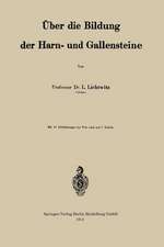 Über die Bildung der Harn- und Gallensteine