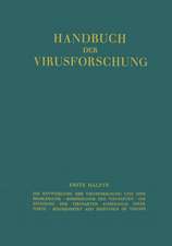 Handbuch der Virusforschung: Erste Hälfte