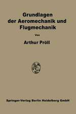 Grundlagen der Aeromechanik und Flugmechanik