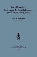 Die zahlenmäßige Entwicklung des Hochschulbesuches in den letzten fünfzig Jahren