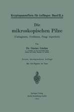 Die mikroskopischen Pilze: Ustilagineen, Uredineen, Fungi imperfecti