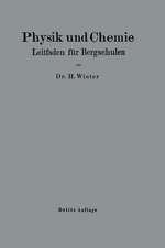 Physik und Chemie: Leitfaden für Bergschulen
