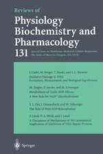 Reviews of Physiology, Biochemistry and Pharmacology 131: Special Issue on Membrane-Mediated Cellular Responses: The Role of Reactive Oxygens, NO, CO II