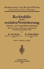 Rechtsfälle aus der sozialen Versicherung: Arbeiter- und Angestelltenversicherung