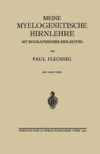 Meine Myelogenetische Hirnlehre: Mit Biographischer Einleitung