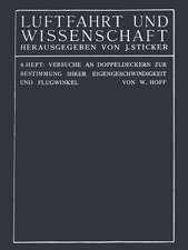 Versuche an Doppeldeckern zur Bestimmung ihrer Eigengeschwindigkeit und Flugwinkel