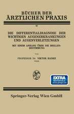 Die Differentialdiagnose der Wichtigen Augenerkrankungen und Augenverletzungen: Mit Einem Anhang Über die Brillenbestimmung