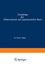 Grundzüge der Elektrochemie auf experimenteller Basis