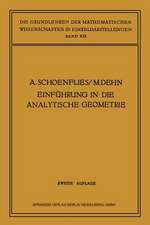 Einführung in die Analytische Geometrie der Ebene und des Raumes