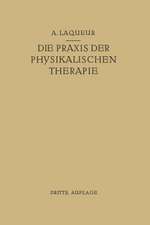 Die Praxis der Physikalischen Therapie: Ein Lehrbuch für Ärzte und Studierende