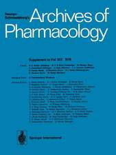 Deutsche Pharmakologische Gesellschaft: Abstracts of the 19. Spring Meeting March 14–17, 1978, Mainz