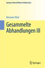 Gesammelte Abhandlungen III