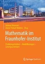 Mathematik im Fraunhofer-Institut: Problemgetrieben — Modellbezogen — Lösungsorientiert