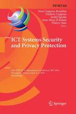 ICT Systems Security and Privacy Protection: 29th IFIP TC 11 International Conference, SEC 2014, Marrakech, Morocco, June 2-4, 2014, Proceedings