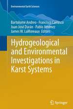 Hydrogeological and Environmental Investigations in Karst Systems