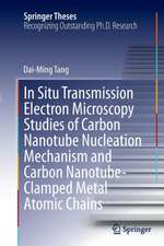 In Situ Transmission Electron Microscopy Studies of Carbon Nanotube Nucleation Mechanism and Carbon Nanotube-Clamped Metal Atomic Chains