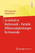 So einfach ist Mathematik – Partielle Differenzialgleichungen für Anwender 