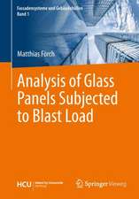 Analysis of Glass Panels Subjected to Blast Load