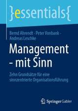 Management - mit Sinn