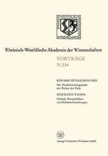 Die Produktionskapazität der Böden der Erde. Globale Energiebilanz und Klimaschwankungen: 215. Sitzung am 4. April 1973 in Düsseldorf