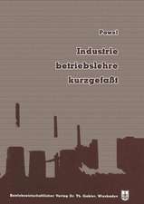 Industriebetriebslehre, kurzgefaßt