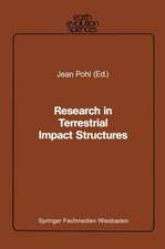 Research in Terrestrial Impact Structures