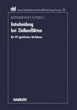 Entscheidung bei Zielkonflikten: Ein PC-gestütztes Verfahren