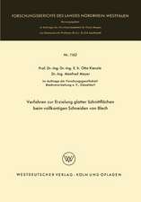 Verfahren zur Erzielung glatter Schnittflächen beim vollkantigen Schneiden von Blech