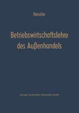 Betriebswirtschaftslehre des Außenhandels