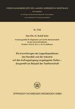 Die Auswirkungen der Lagerdispositionen des Handels und der Industrie auf den Auftragseingang vorgelagerter Stufen — dargestellt am Beispiel der Textilwirtschaft