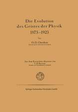 Die Evolution des Geistes der Physik 1873–1923