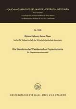 Die Standorte der westdeutschen Papierindustrie: Ein Programmierungsmodell