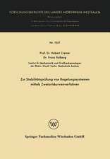 Zur Stabilitätsprüfung von Regelungssystemen mittels Zweiortskurvenverfahren