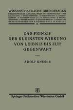 Das Prinzip der Kleinsten Wirkung von Leibniz bis zur Gegenwart