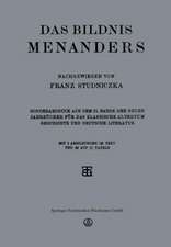 Das Bildnis Menanders: Sonderabdruck aus dem 21. Bande der Neuen Jahrbücher für das Klassische Altertum Geschichte und Deutsche Literatur