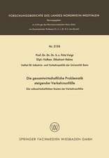 Die gesamtwirtschaftliche Problematik steigender Verkehrsunfälle: Die volkswirtschaftlichen Kosten der Verkehrsunfälle