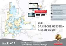 Sportbootkarten Satz 1, 4 und 5 - Set: Dänische Ostsee und Kieler Bucht (Ausgabe 2019)