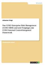 Das COSO Enterprise Risk Management (COSO ERM) und sein Vorgänger, das COSO Internal Control-Integrated Framework