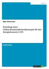 Erstellung eines Online-Kommunikationskonzepts für den Energiekonzern E.ON