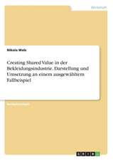 Creating Shared Value in der Bekleidungsindustrie. Darstellung und Umsetzung an einem ausgewähltem Fallbeispiel