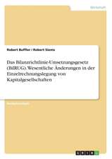 Das Bilanzrichtlinie-Umsetzungsgesetz (BilRUG). Wesentliche Änderungen in der Einzelrechnungslegung von Kapitalgesellschaften