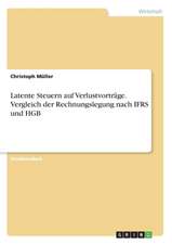 Latente Steuern auf Verlustvorträge. Vergleich der Rechnungslegung nach IFRS und HGB