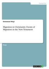 Migration in Christianity. Events of Migration in the New Testament