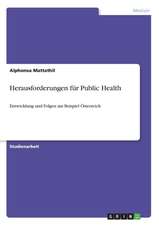 Herausforderungen für Public Health