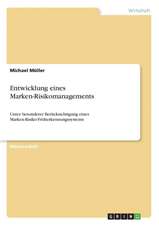 Entwicklung eines Marken-Risikomanagements