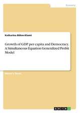 Growth of Gdp Per Capita and Democracy. a Simultaneous Equation Generalized Probit Model