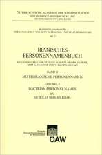 Iranisches Personennamenbuch. Band II. Mitteliranische Personennamen. Faszikel 7